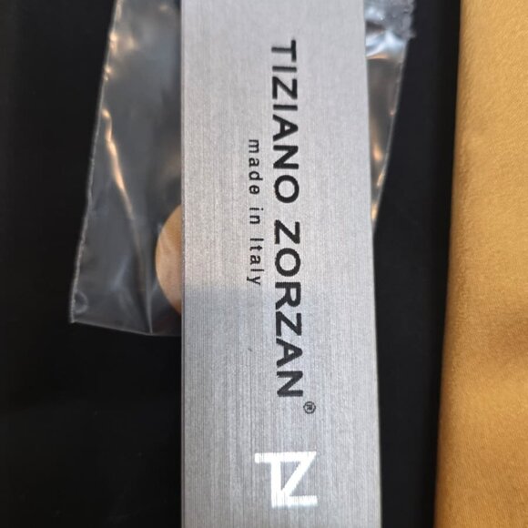 Tiziano Zorzan Gold Satin Blazer – Made in Italy – Size 42 - Picture 5 of 6